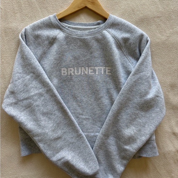Brunette The Label Light Gray Sweatshirt - Picture 4 of 7